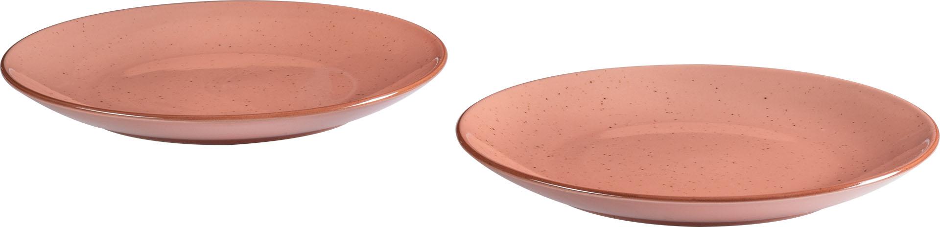 Plato pequeño Rimme beige rosa, juego de 2 pzas.