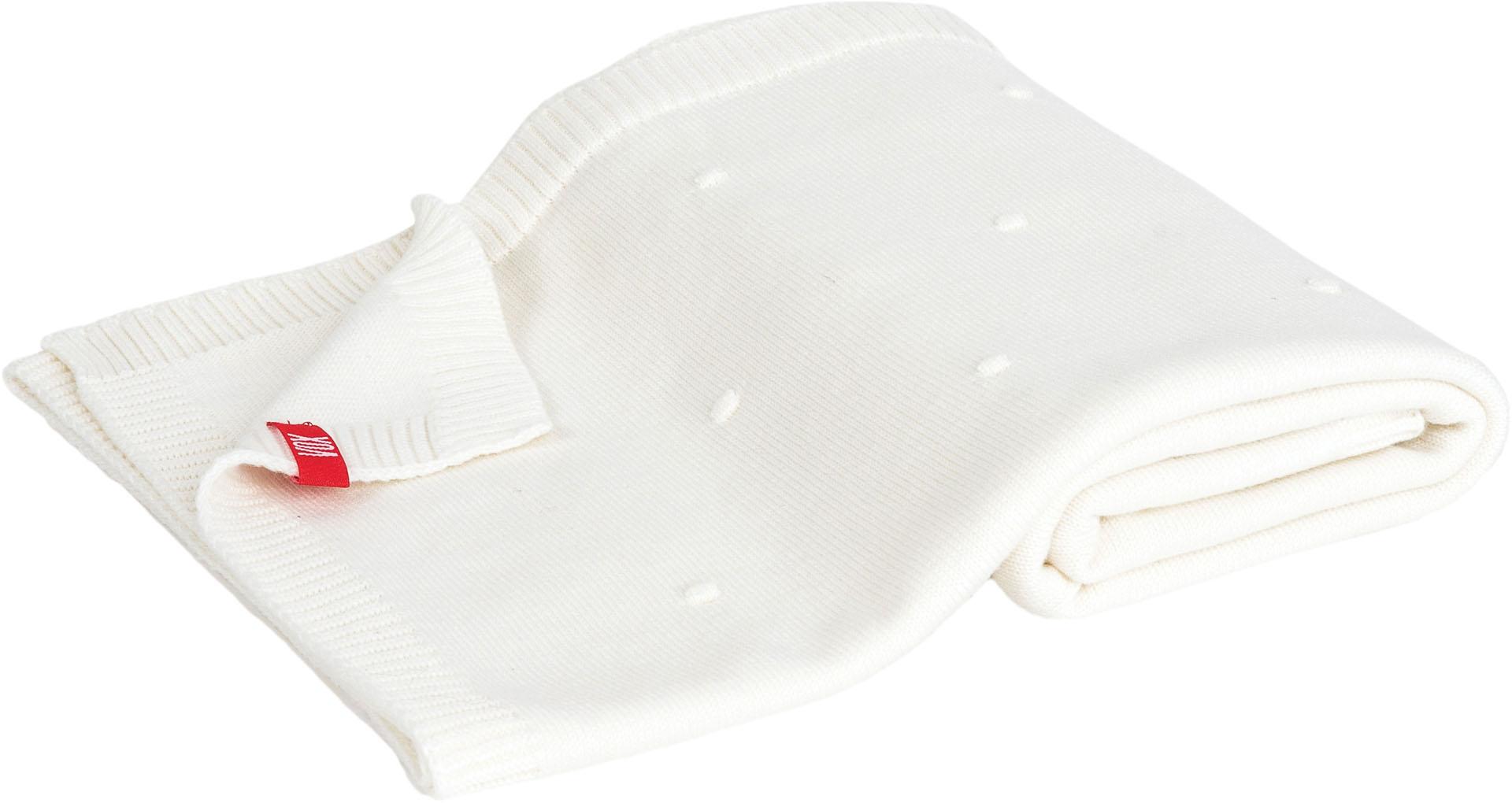 Manta de algodón PURE color crema