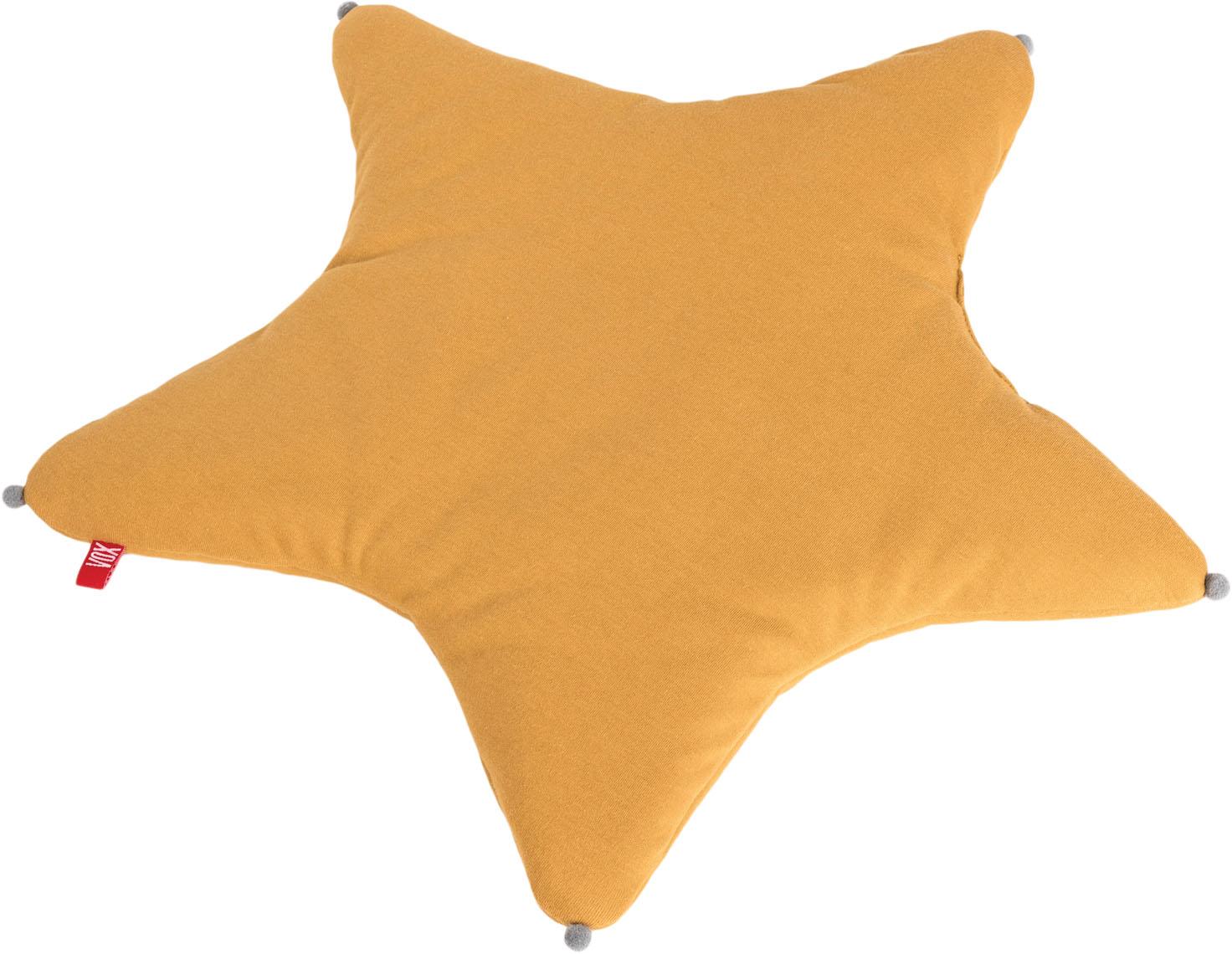 Almohada estrella PURE color mostaza