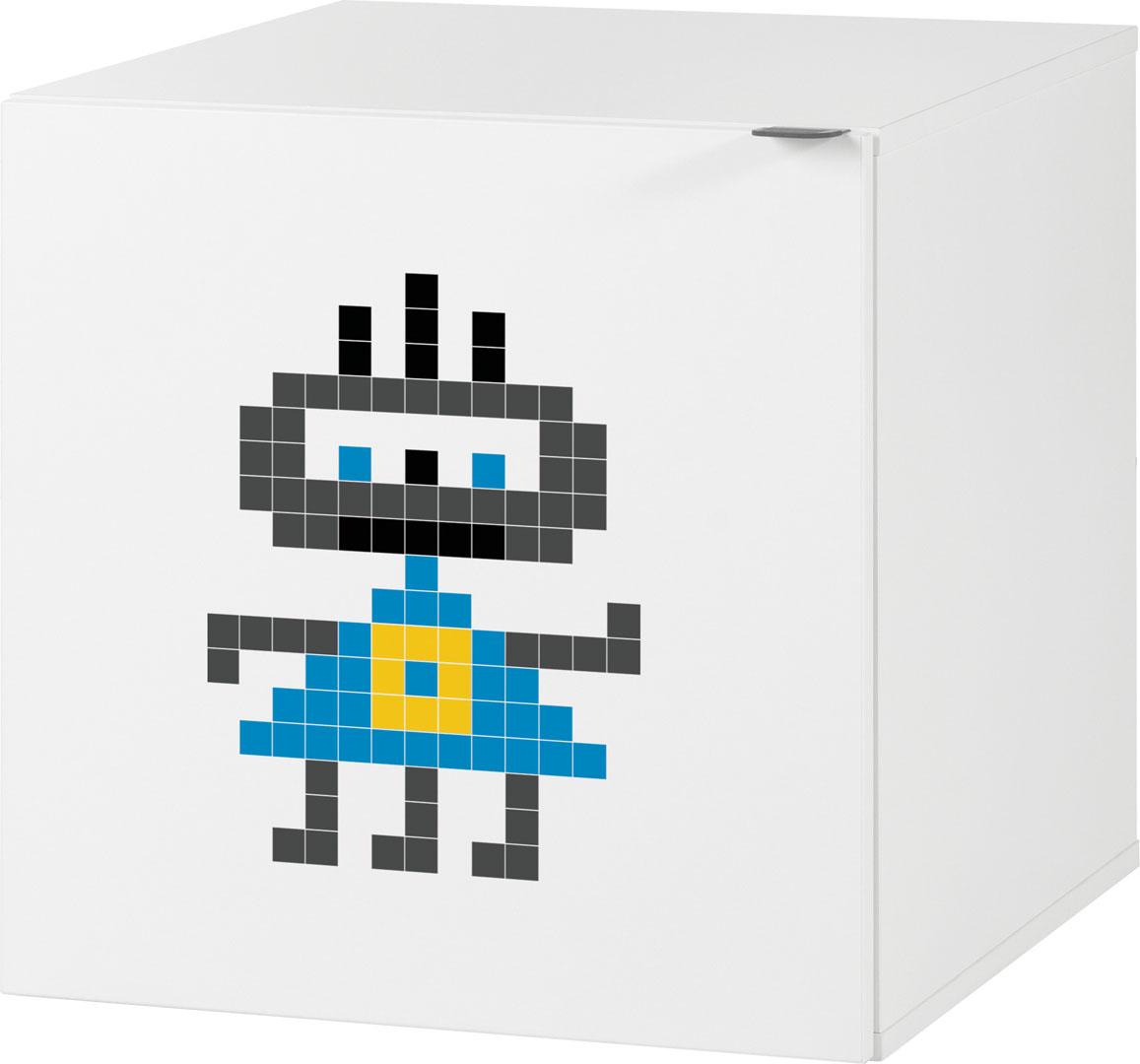 Pixel pegatinas puzzle Kev