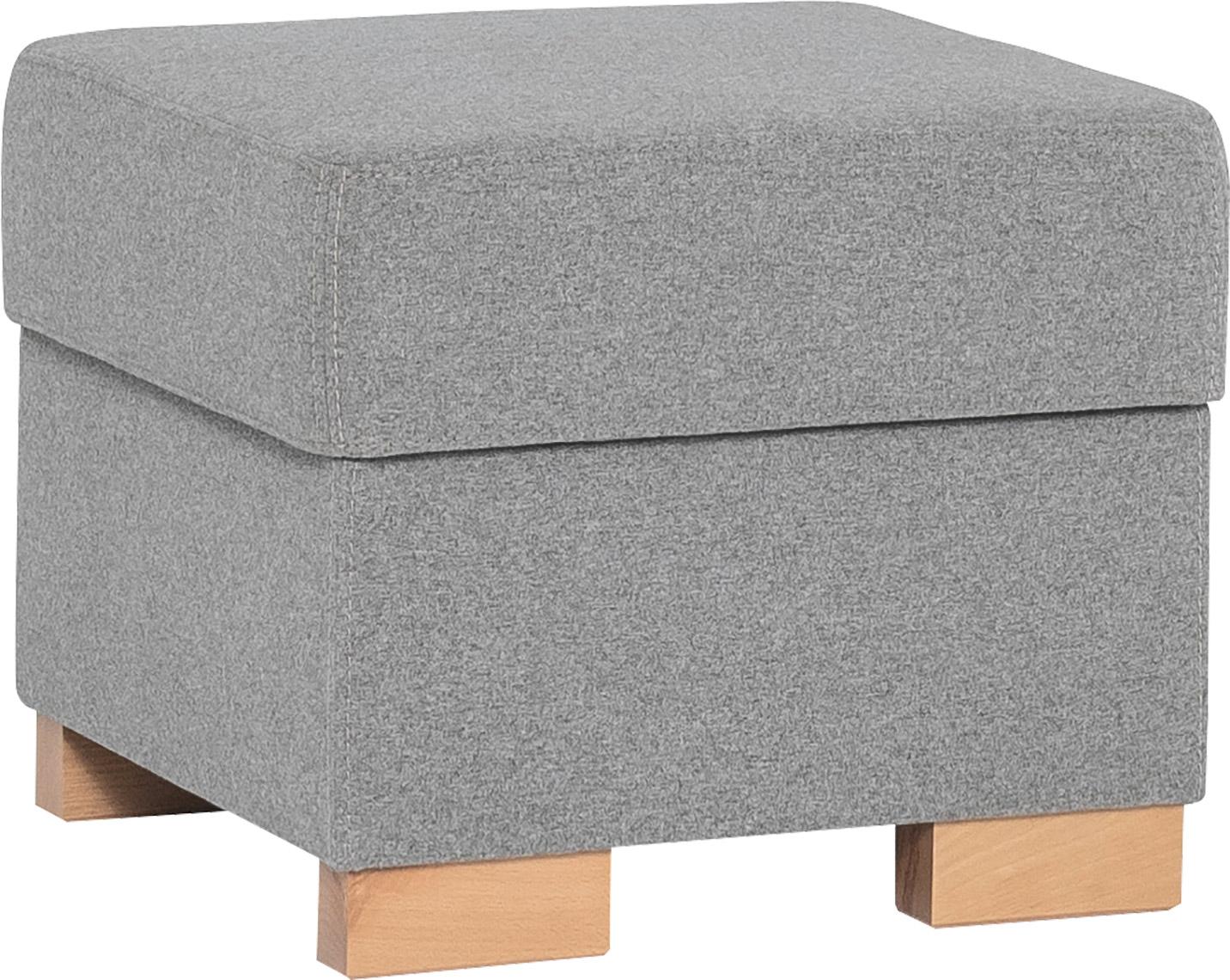 Puff pequeño Milton 52x52 con contenedor