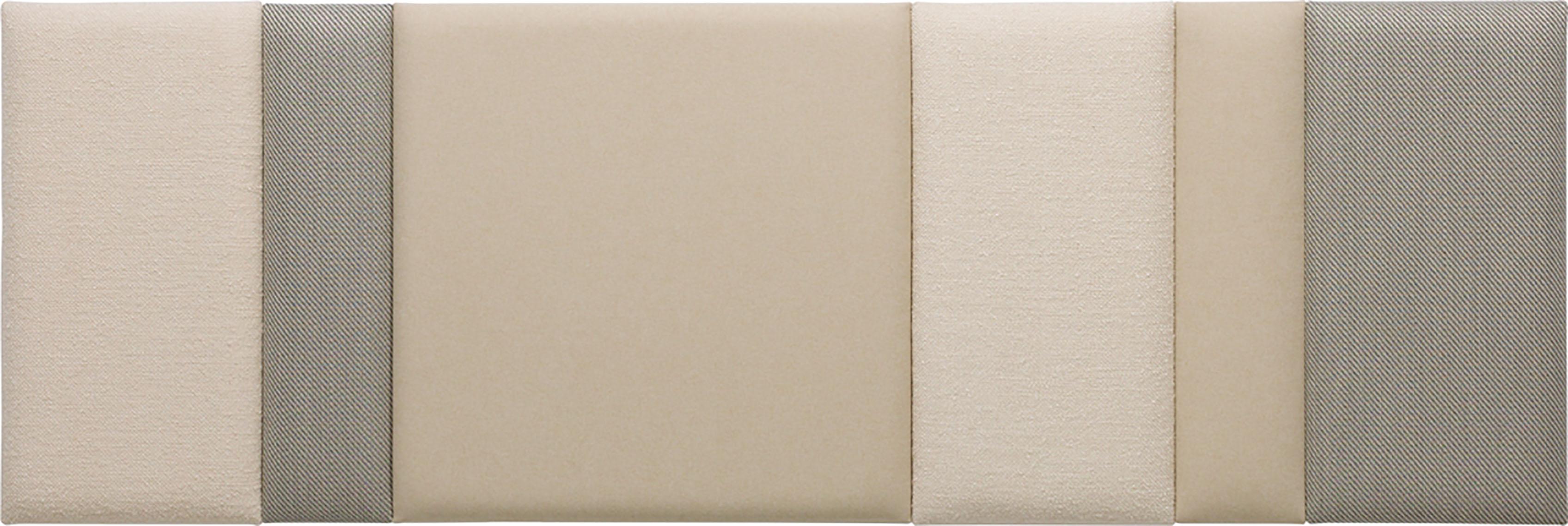 Conjunto de paneles regulares tapizados Soform grandes en beige