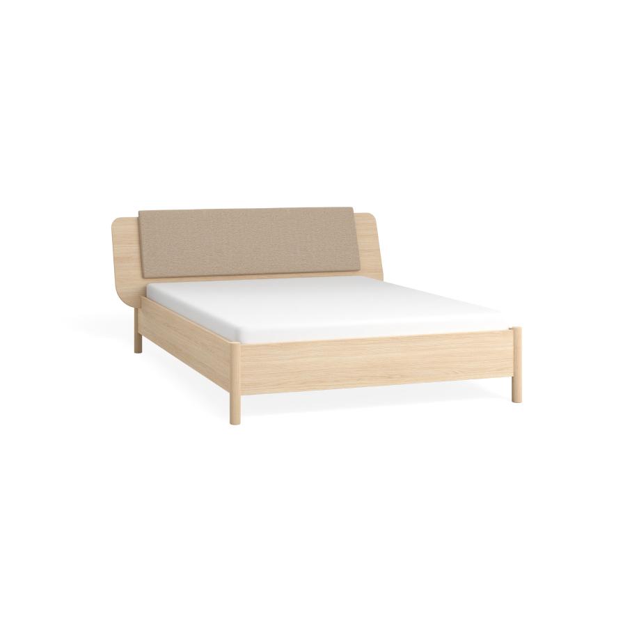 Cama doble con cabecera ancha 140x200 Omm