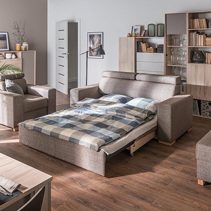 Sofá cama de 2,5 plazas Milton arreglo