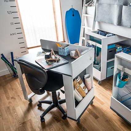 Escritorio para cama multi Nest arreglo