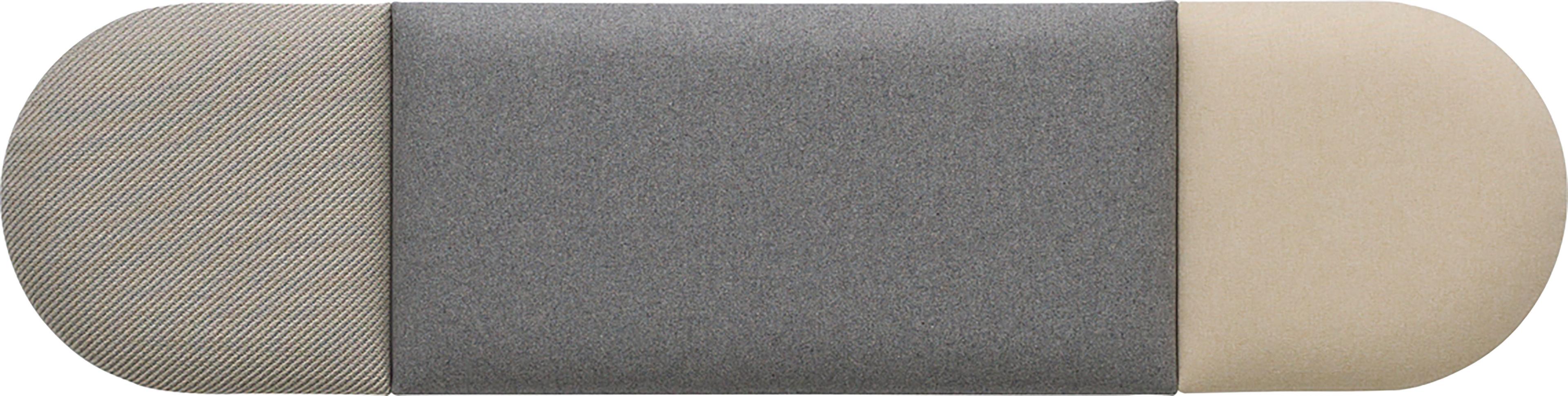 Conjunto de paneles tapizados regulares Soform pequeños en tonos beige y gris